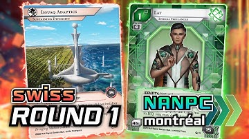 NANPC Montréal: Swiss Round 1 - Issuaq Adaptics (Wenjong) vs. Lat (Paul) - Android: Netrunner