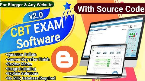 How to Make CBT Exam System in Blogger | #cbt #blogger #sourcecode #html #css