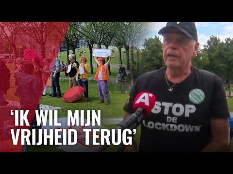 Enkele tientallen demonstreren tegen coronaregels