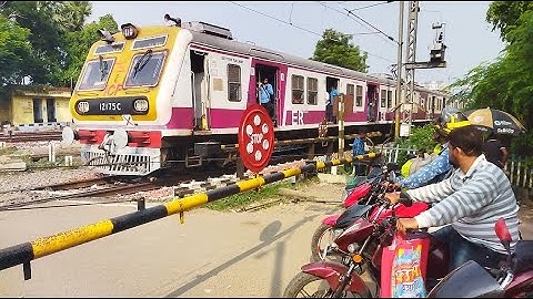 New Modern ICF EMU Train Bardhaman-Howrah Local Furious Moving Out At Railgate