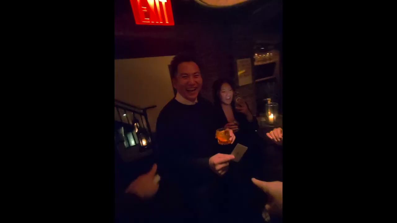 Strolling Magic for Corporate Event in NYC - MagicNYC.com - Harrison Kramer