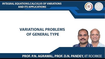 Variational problems of general type