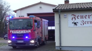 Ausrücken Freiwillige Feuerwehr Zernitz-Lohm Kdow Amt Neustadt Dosse