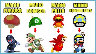 TODOS los POWER UP y Objetos DESECHADOS de Super Mario que NUNCA PUDISTE VER (NES  SWITCH) N Deluxe