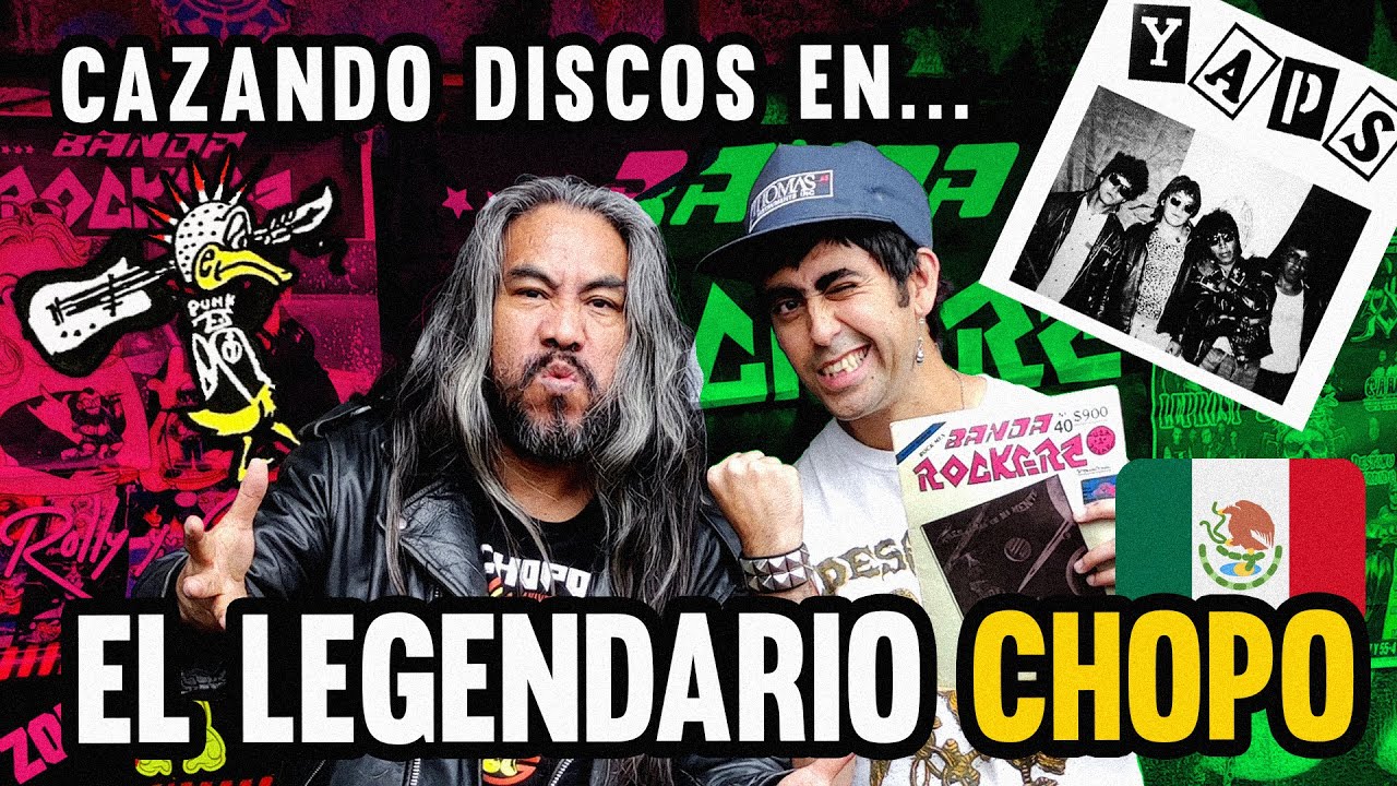 CAZANDO DISCOS EN EL LEGENDARIO TIANGUIS DEL CHOPO 🇲🇽 CDMX