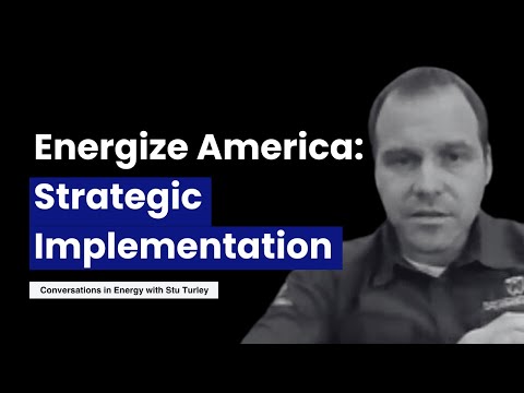 Shane Stolp is Energizing America is a leader in all forms of energy,  - it is implemented matters.