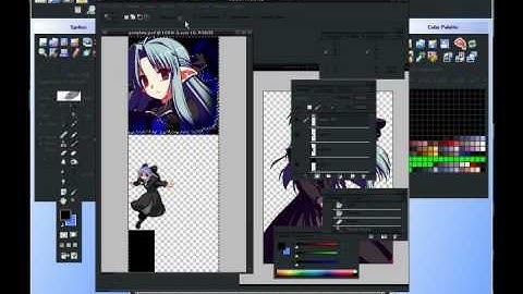 Type Moon Unlimited Portraits tutorial.