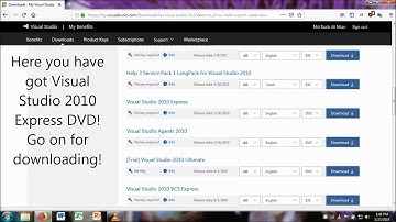 How to download original Visual Studio 2010 ISO file from Microsoft website
