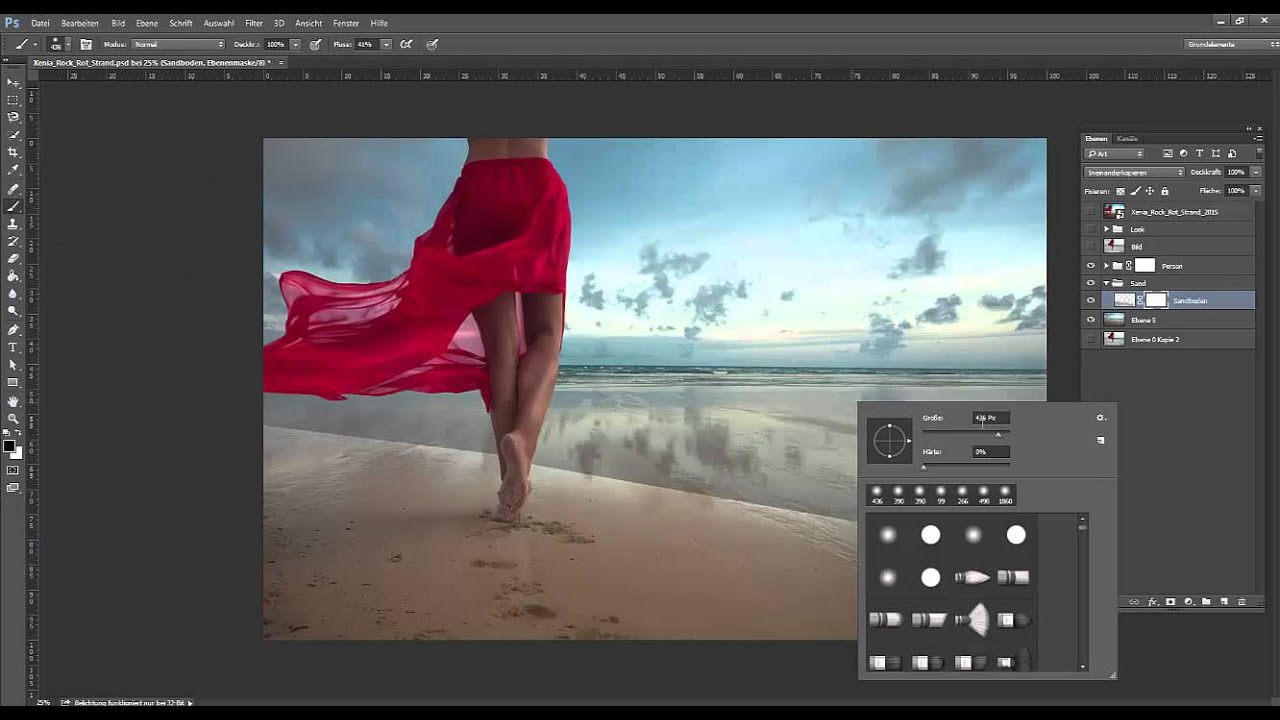 Photoshop Tutorial Bilder Kombinieren Nahtlose Ubergange Youtube