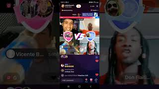 PELAO FOCA VS PRINCESO POR CASTIN FT. FLAITIANO Y JB THE VOICE en tiktok (23 ENERO 2024)