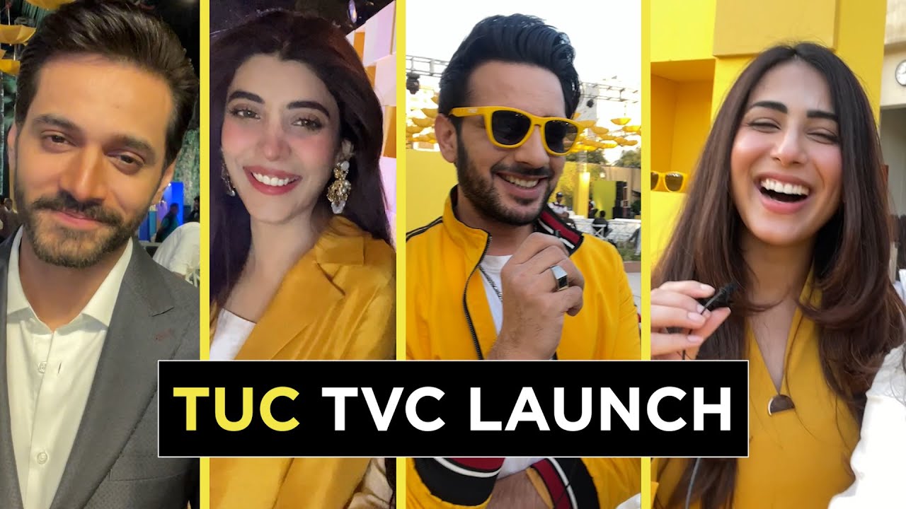 TUC TVC Launch Event | Wahaj Ali | Ushna Shah | Urwa Hocane | Usama Khan | Some Fun Chit Chat |Rabia