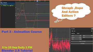 Part 3 | Use of Graph editor and Action editor | Blender 2.8 | Animation Tutorial