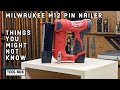 Milwaukee M12 Cordless 23 Gauge Pin Nailer 2540-21