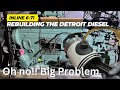 Rebuilding the detroit diesel 6-71 that was over heated.