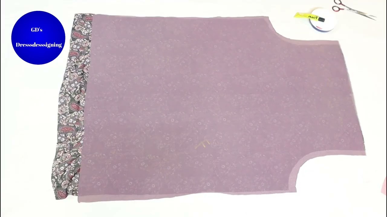 trending summer top cutting| Boat neck top cutting|stylish top cutting|shafoon febric top cutting