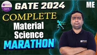 Complete Material Science Marathon | Mechanical Engineering | GATE 2024 Marathon Class | BYJU'S GATE