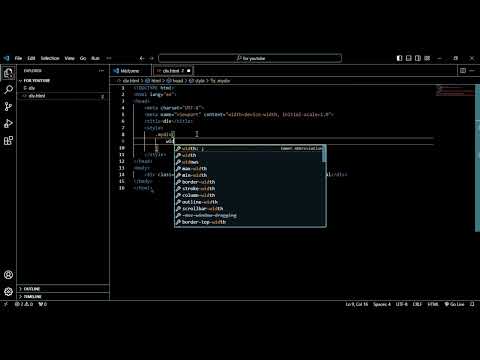 how to make div on html using vscode