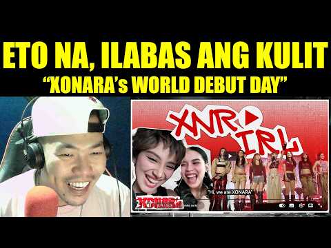 LUMALABAS NA ANG KAKULITAN NILA | XONARA's WORLD Debut Day | REACTION VIDEO