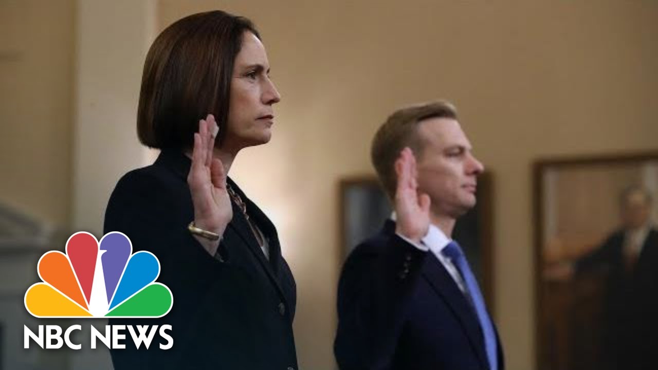 Highlights: Fiona Hill And David Holmes’ Impeachment Hearing Testimony | NBC News