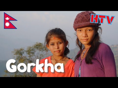 Nepal Gorkha-Mountain town