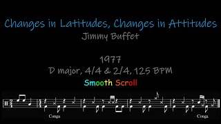 Changes In Latitudes, Changes in Attitudes, Chords, Lyrics and Timing