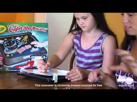 Crayola Dry Erase Light-Up Designer Review: Fun drawing board for