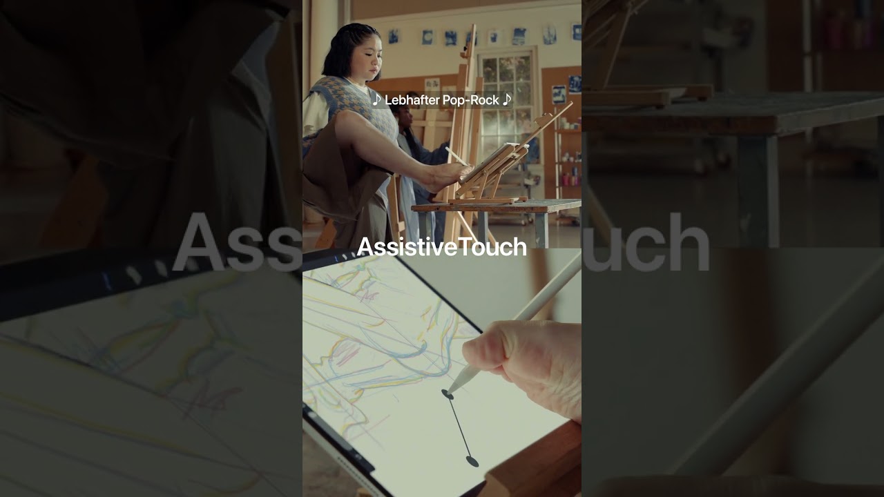 Zeichne auf dem iPad, egal wie du den Apple Pencil h&auml;ltst. #Shorts