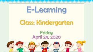 K1 Class E-Learning (Friday, 24 April 2020)