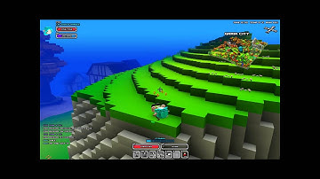 Cube World testing maximum speed with hang glider