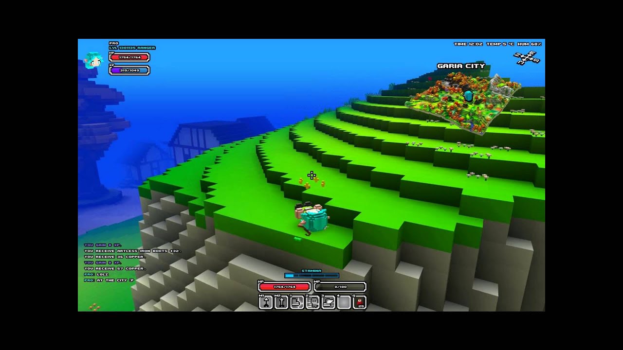 Cube World testing maximum speed with hang glider YouTube