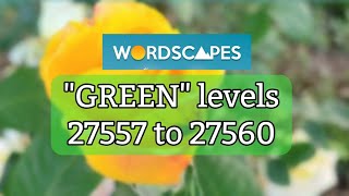 WILDLIFE in Wordscapes GREEN MASTER levels 27557 to 27560 gameplay | Answers | Solutions