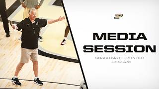 Coach Matt Painter Media Session | Purdue Men's Basketball