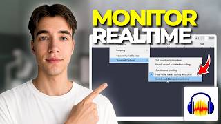How To Monitor Realtime Audio In Audacity | Tutorial 2026