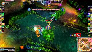 League Of Legends - Blitz Flash Grab on Ashe Arrow