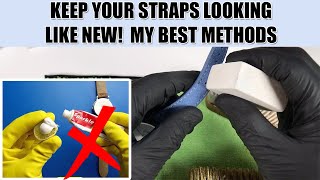 DON'T CLEAN YOUR WATCH STRAPS (until you see this) | Methods for Bracelets, NATOs, Suede, & Leather