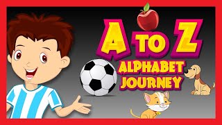 alphabets journey song abc song for children learning lessons for kids t series kids hut