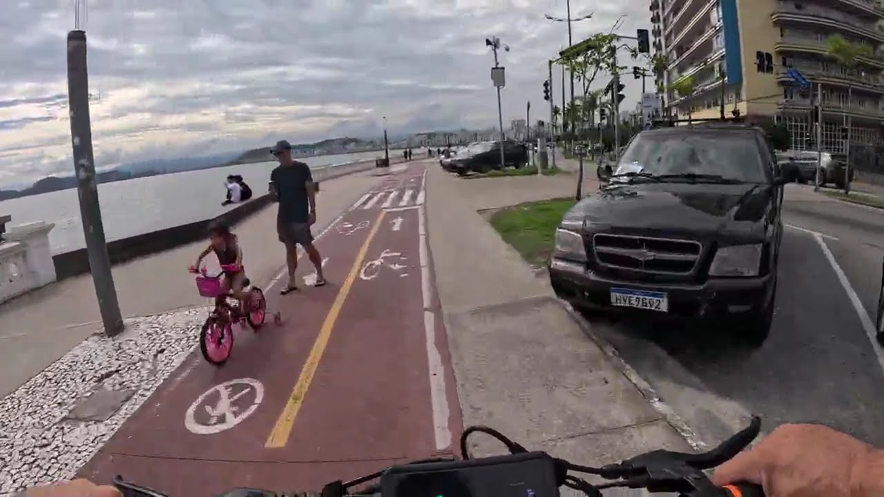 Passeio na orla de Santos - parte 2