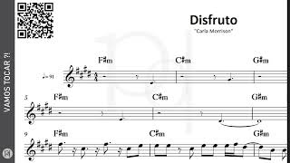Disfruto ♪ Carla Morrison | Partitura