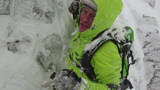 Winter skills 4.7: climbing steep ice - tactics and placing ice screws