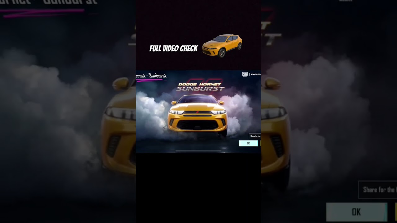 😱Dodge Car Crate Opening | PUBGxBGMI 