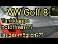 VW Golf 8: Tankklappe notöffnen/notentriegeln - ist das möglich?