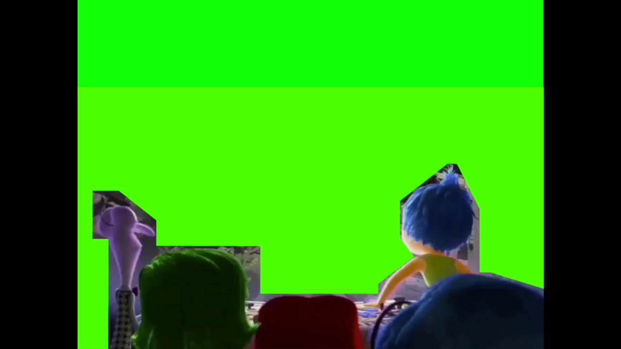 Inside Out Emotions Watching Standard Full Frame Green Screen YouTube