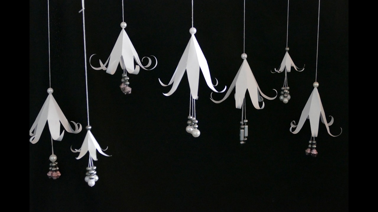 DIY Frühlingsdeko Blüten – DIY Glockenblümchen – einfach – DIY Spring Decoration Blossoms