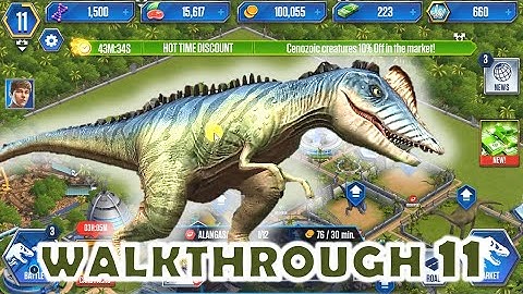 Jurassic World Game - Level 11 | Walkthrough