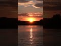 Zachód słońca nad Odrą - Sunset over the river Oder