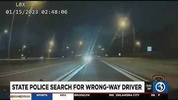 Wrong-way driver evades state police cruiser on I-91 in Hartford