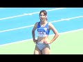 日本学生陸上個人2024 女子走幅跳 川瀬未菜美 東海大学