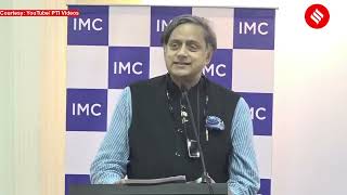 Dr Shashi Tharoor Addresses Kilachand Memorial Lecture At Imc, Mumbai