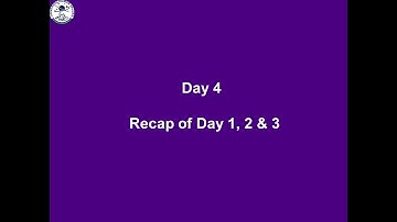 Recap Day 3