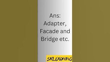 Examples of Structural Design patterns